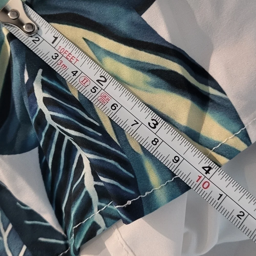 Tropical Patchwork Printed Cami Belted Romper
